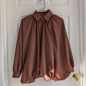Elegant Brown Women's Top
